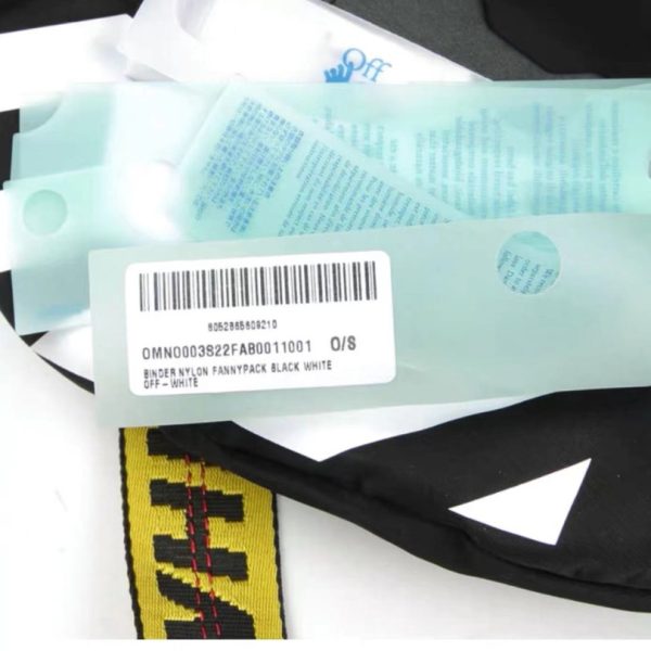Bag Off-White Nylon Diagonal Fanny Pack OFF008 - Image 7
