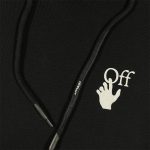 Hoodie Off-White Arrows Skull Black OFF011 - Image 3