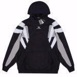 Hoodie Balenciaga 3 Stripes Black White BL066
