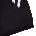 Hoodie Balenciaga 3 Stripes Black White BL066 - Image 6