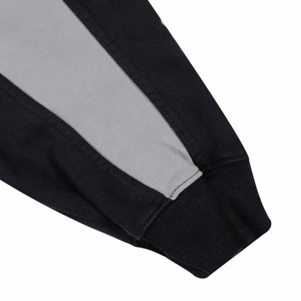 Hoodie Balenciaga 3 Stripes Black White BL066 - Image 7