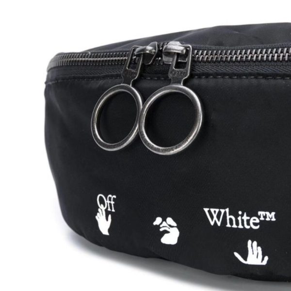 Bag Off-White Industrial Belt Bag Black OFF012 - Image 2
