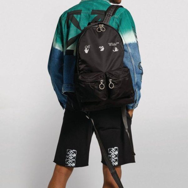 Backpack Off-White Logo Black OFF013 - Image 5
