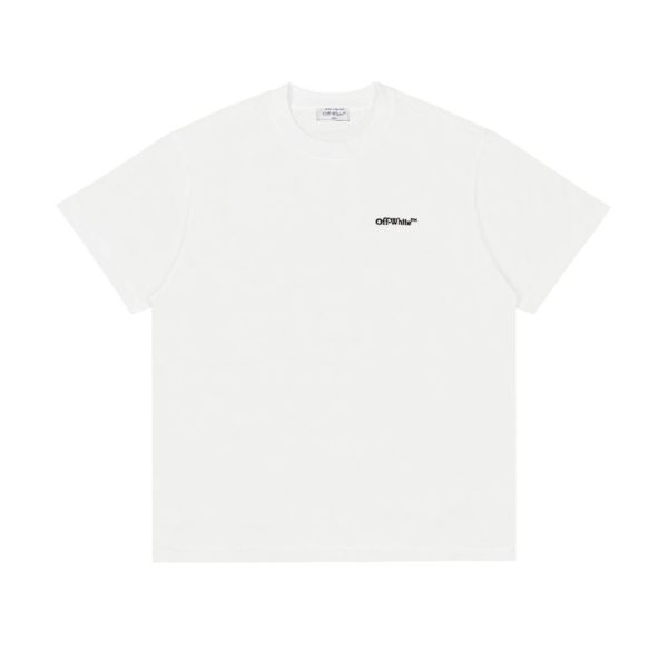 T-shirt Off-White Arrows Logo Black White OFF014 - Image 4