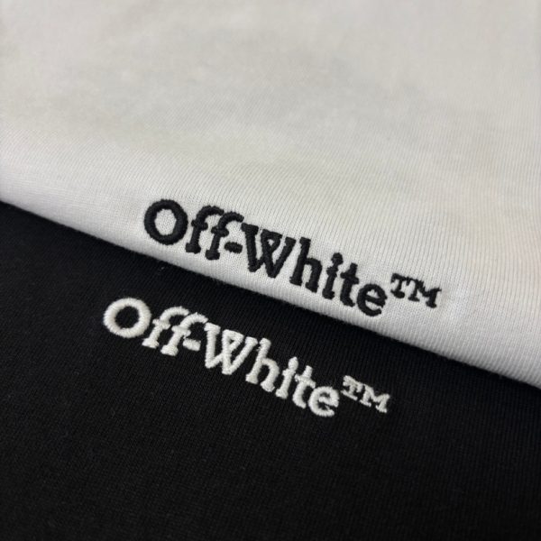 T-shirt Off-White Arrows Logo Black White OFF014 - Image 7