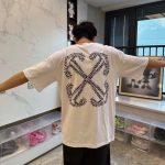 T-shirt Off-White Arrows Logo Black White OFF014 - Image 12