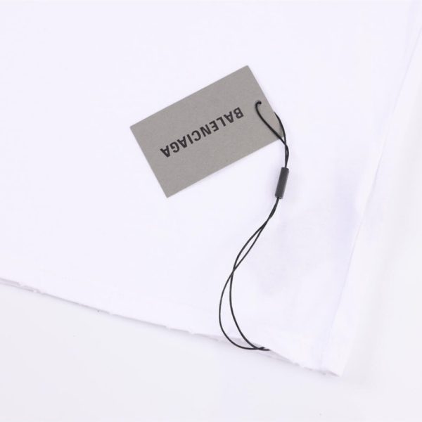 T-shirt Balenciaga Logo White Edition BL067 - Image 5