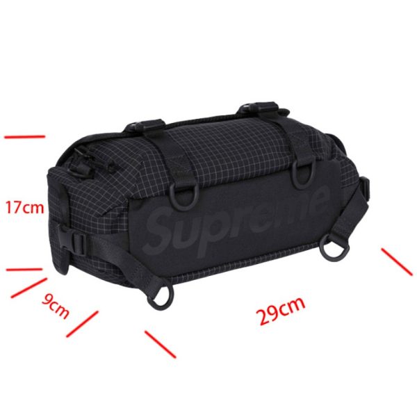 Shoulder Bag Supreme Black Grid SP061 - Image 3