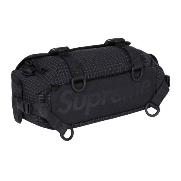 Shoulder Bag Supreme Black Grid SP061 - Image 4