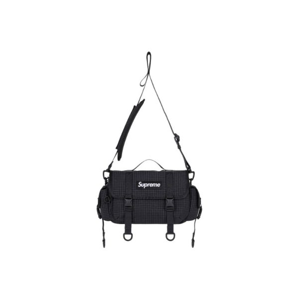 Shoulder Bag Supreme Black Grid SP061 - Image 5