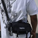 Shoulder Bag Supreme Black Grid SP061 - Image 7