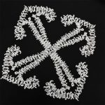 Hoodie Off-White Black Graphic OFF015 - Image 4