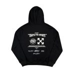 Hoodie Off-White Arrows Graphic Black OFF018