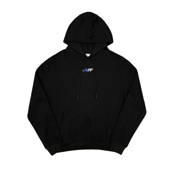 Hoodie Off-White Arrows Graphic Black OFF018 - Image 2