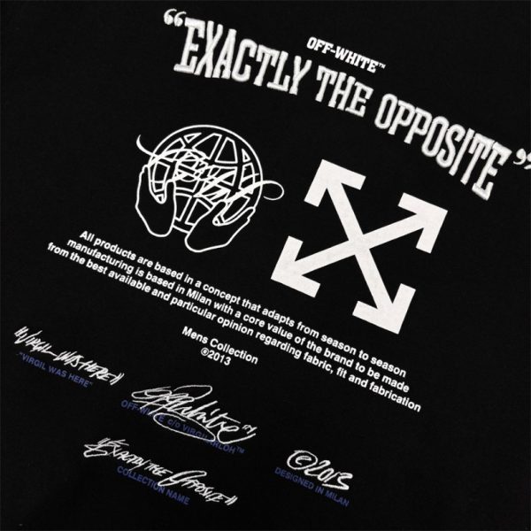 Hoodie Off-White Arrows Graphic Black OFF018 - Image 4