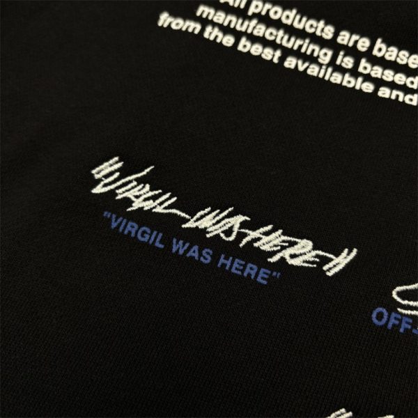 Hoodie Off-White Arrows Graphic Black OFF018 - Image 7