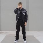 Jacket Supreme NY Varsity Bomber Black SP065 - Image 14