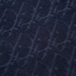 T-shirt Christian Dior Embossed Monogram Navy DO051 - Image 3