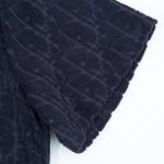 T-shirt Christian Dior Embossed Monogram Navy DO051 - Image 5