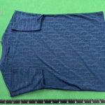 T-shirt Christian Dior Embossed Monogram Navy DO051 - Image 7