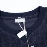 T-shirt Christian Dior Embossed Monogram Navy DO051 - Image 8