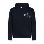 Hoodie Dior Black Be Nice Graphic DO055