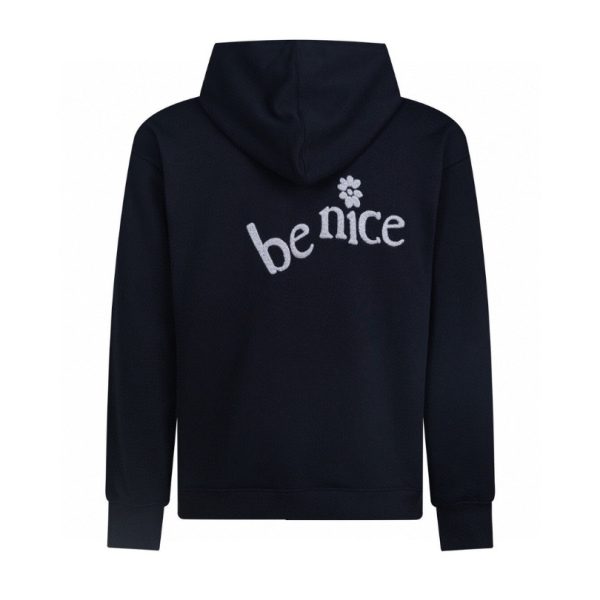 Hoodie Dior Black Be Nice Graphic DO055 - Image 2