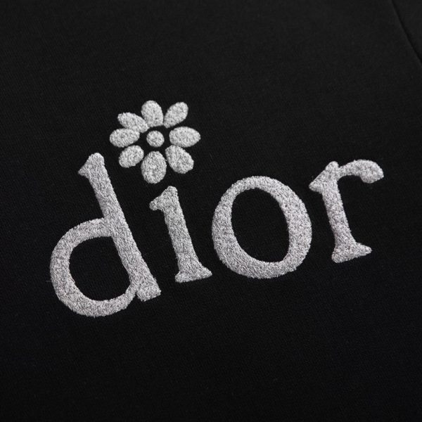 Hoodie Dior Black Be Nice Graphic DO055 - Image 3