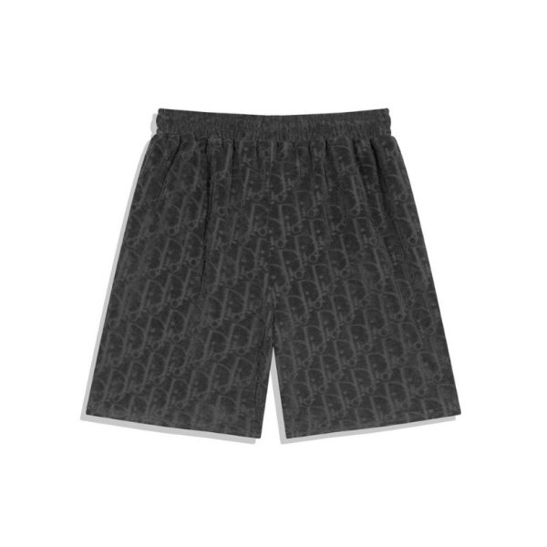 Short Dior Monogram Black Drawstring DO056 - Image 2