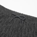 Short Dior Monogram Black Drawstring DO056 - Image 3