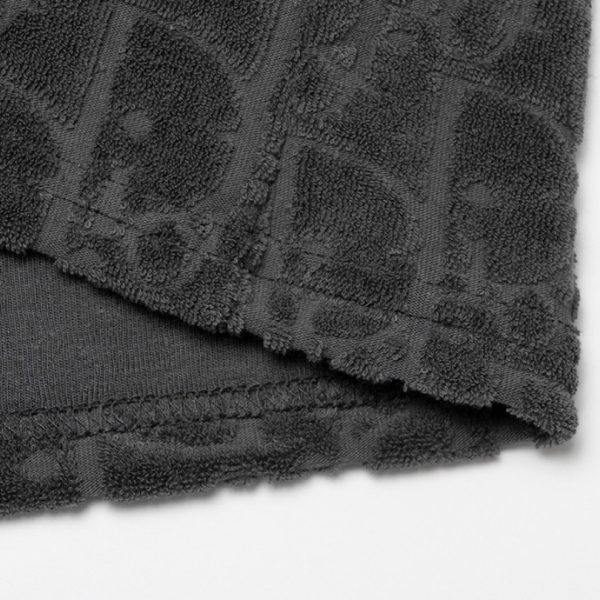 Short Dior Monogram Black Drawstring DO056 - Image 7