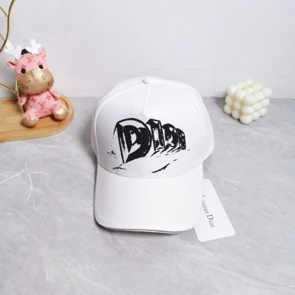 Cap Dior Black Adjustable Logo DO057 - Image 2