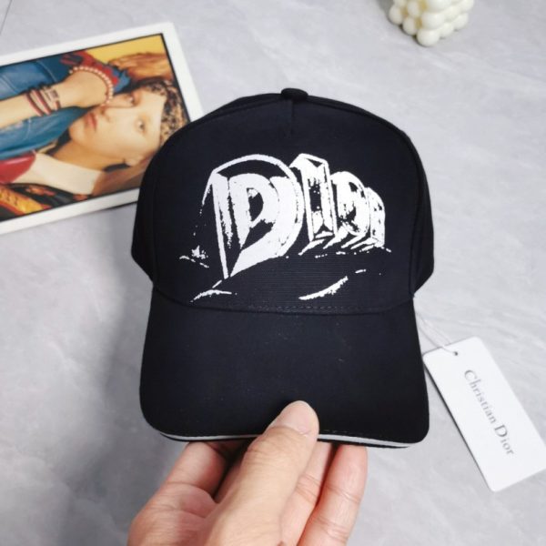 Cap Dior Black Adjustable Logo DO057 - Image 7