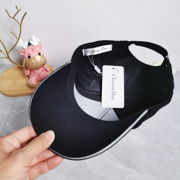 Cap Dior Black Adjustable Logo DO057 - Image 10