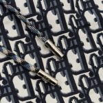 Shorts Dior Monogram Navy Side Stripes DO060 - Image 6