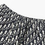 Shorts Dior Monogram Navy Side Stripes DO060 - Image 7