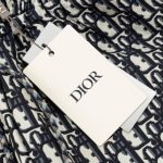 Shorts Dior Monogram Navy Side Stripes DO060 - Image 8