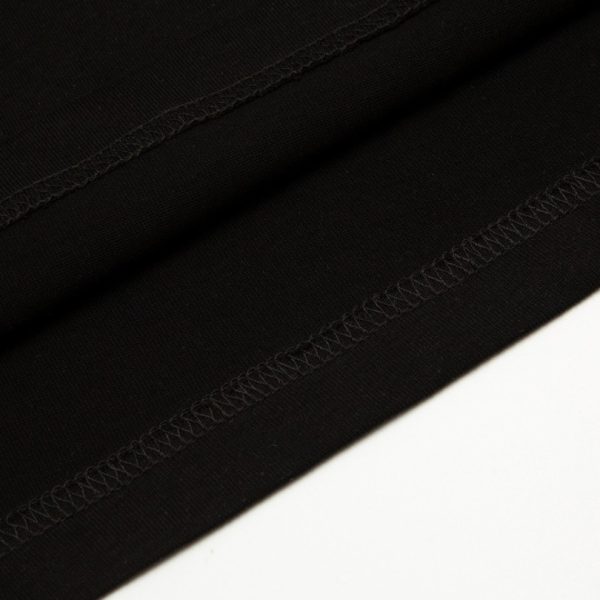 T-shirt Dior Black Graphic Logo Couture DO064 - Image 6