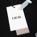 T-shirt Dior Black Graphic Logo Couture DO064 - Image 9