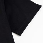 T-shirt Dior Black Distressed Logo Couture DO065 - Image 6