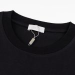 T-shirt Dior Black Distressed Logo Couture DO065 - Image 7