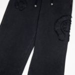 Pants Denim Chrome Hearts Cross Embroidered CH069 - Image 3