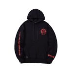 Hoodie Chrome Hearts Red Logo Print CH071