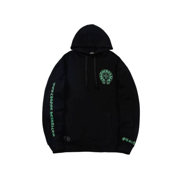 d113950_6075-1.jpg Hoodie Chrome Hearts Neon Logo Black CH072 - Image 1