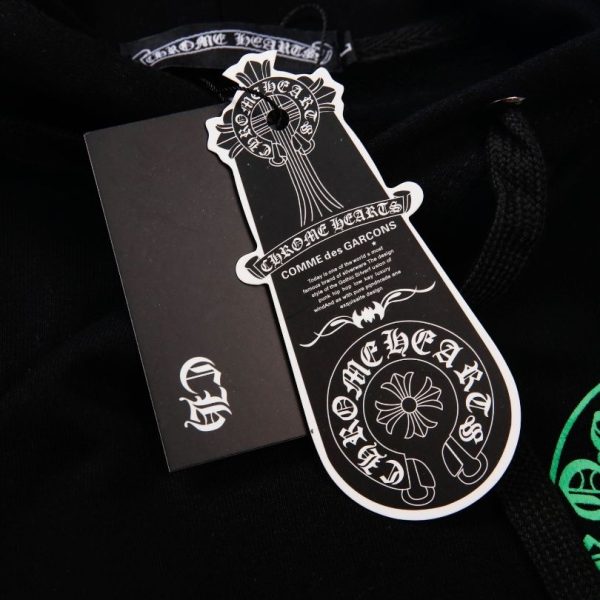 Hoodie Chrome Hearts Neon Logo Black CH072 - Image 10