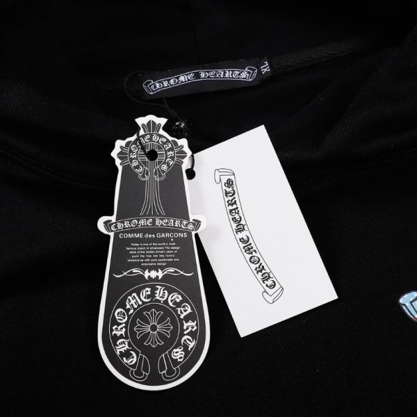 Hoodie Chrome Hearts Multicolor Logo Sleeves CH074 - Image 10