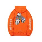 Hoodie Chrome Hearts Build Graphic Orange CH075 - Image 2