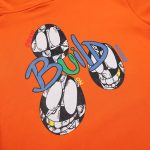 Hoodie Chrome Hearts Build Graphic Orange CH075 - Image 4