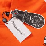 Hoodie Chrome Hearts Build Graphic Orange CH075 - Image 8
