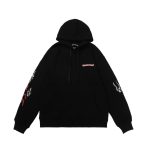Hoodie Chrome Hearts Race Team Graphic Black CH078 - Image 2